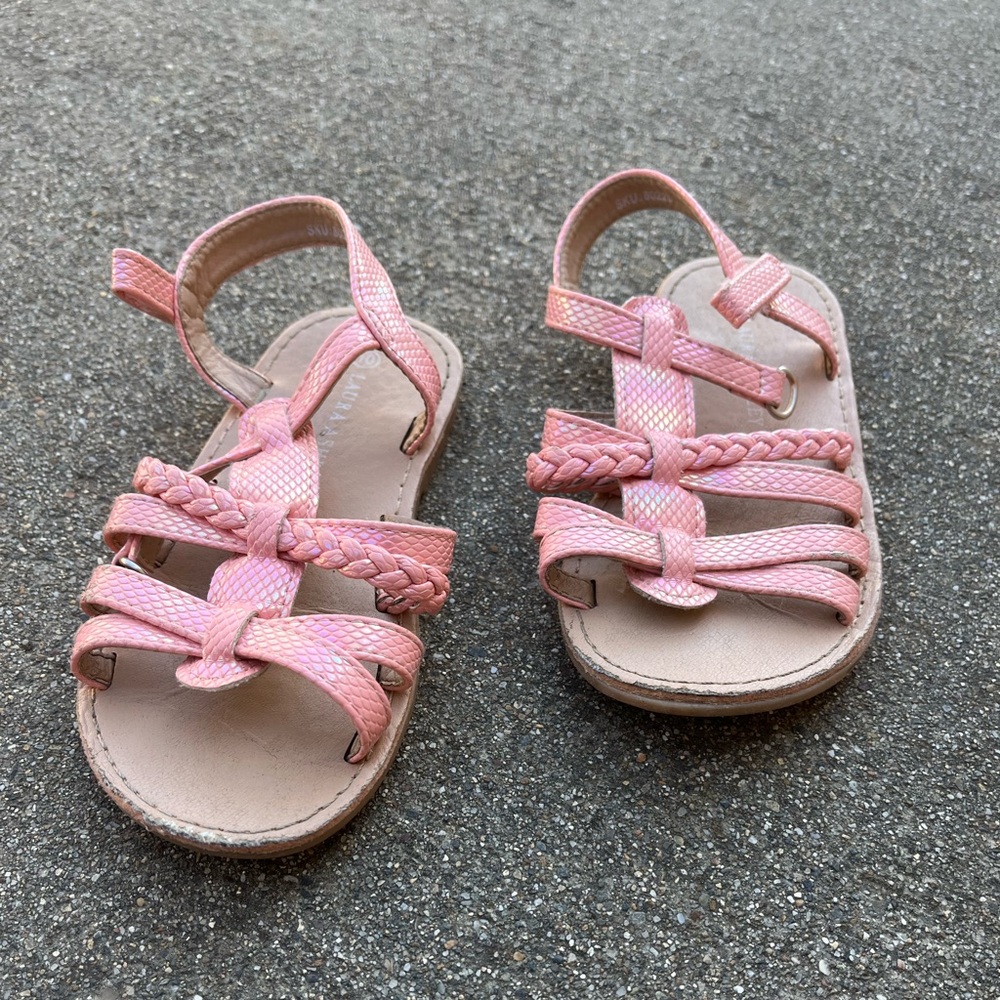 Pink Laura Ashley Toddler Girls Sandals - Size 10